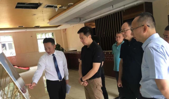 集团领导率队考察腾龙国际平台酒店部分存量项目