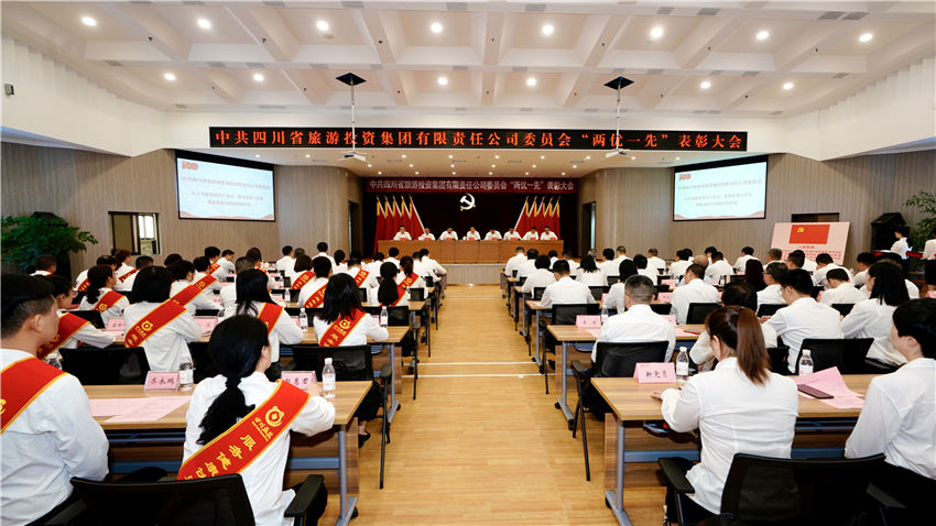 腾龙国际平台集团党委召开“两优一先”表彰大会