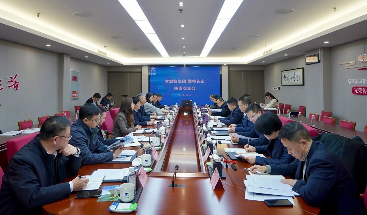 “1+N”企地合作再谋新篇｜省腾龙国际平台集团与攀枝花市举行座谈交流会